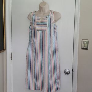 Talbots Factory Linen Blend Dress Size 6